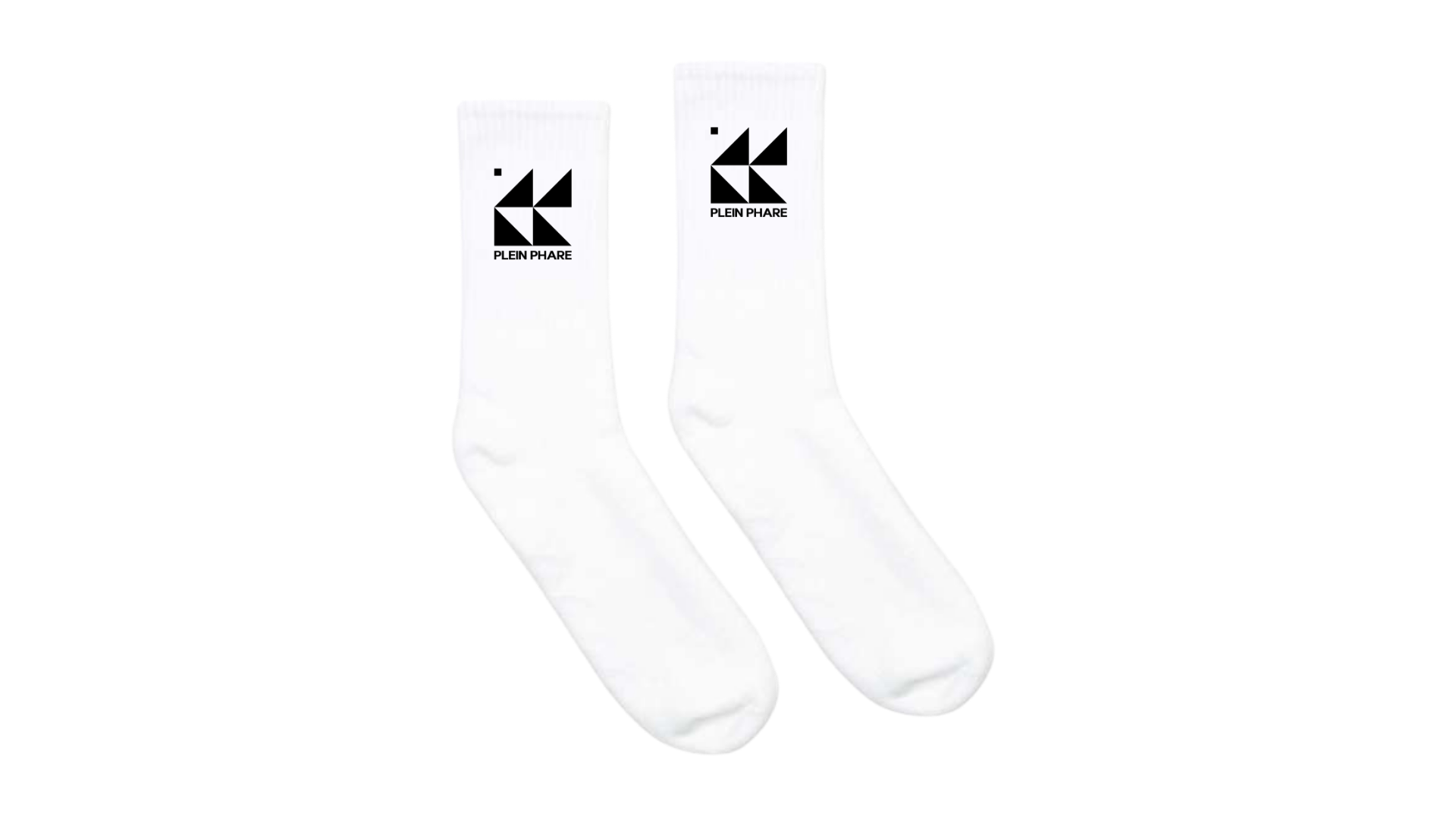 Square logo sports socks