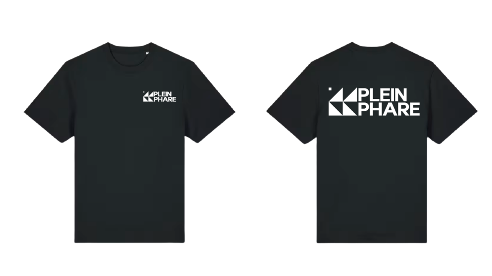 T-shirt black Plein Phare long logo (men)