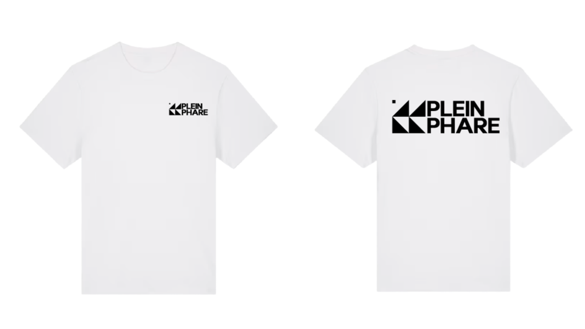 T-shirt white Plein Phare long logo (men)